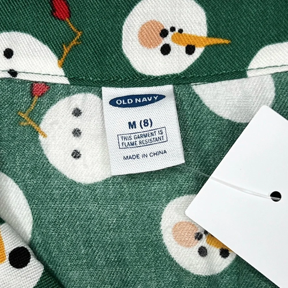 Old‎ Navy Snowman Pajamas